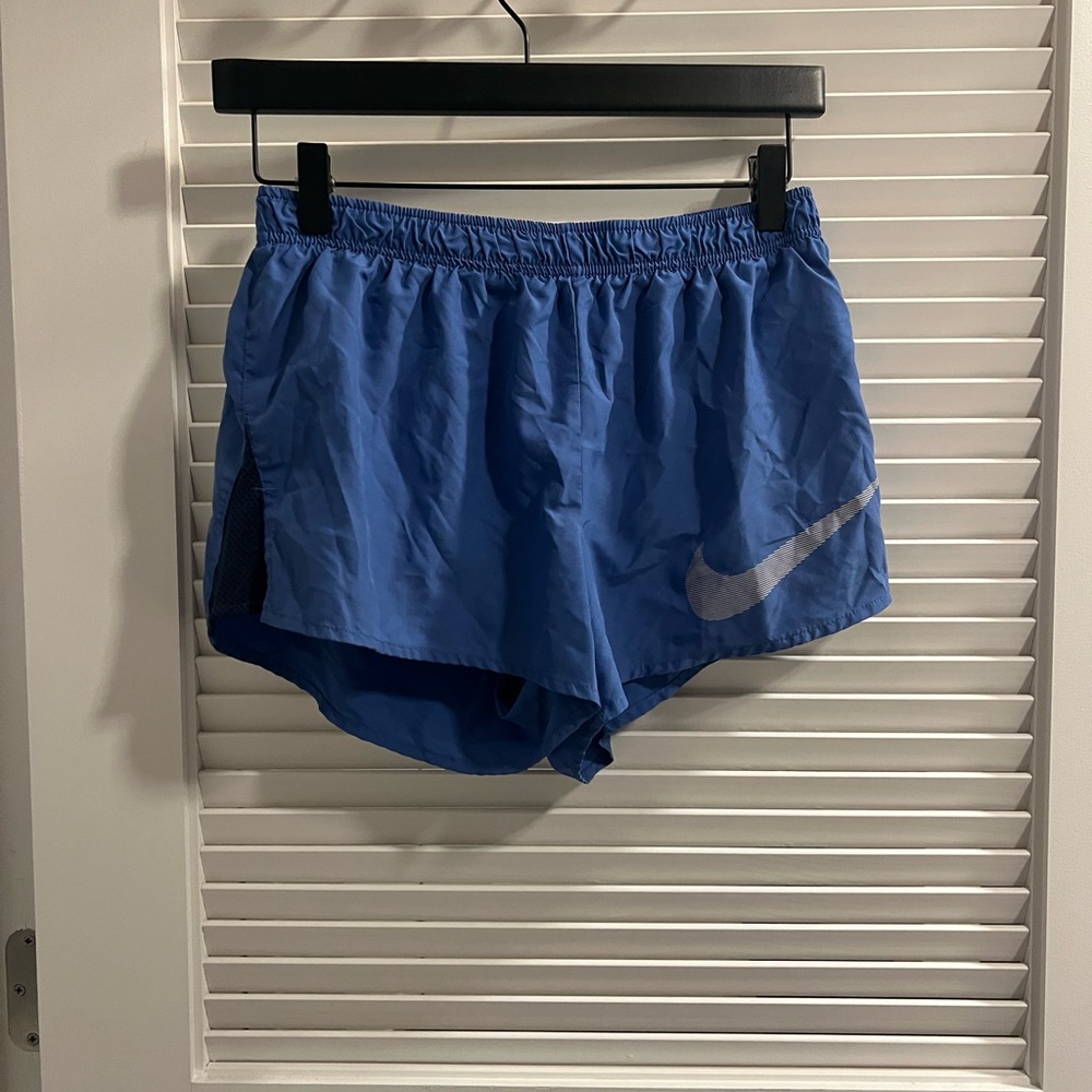 Nike Blue Athletic Shorts with Built-in Liner